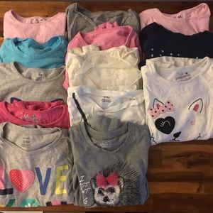 Girls 6 - 6x Long Sleeve Shirt bundle lot